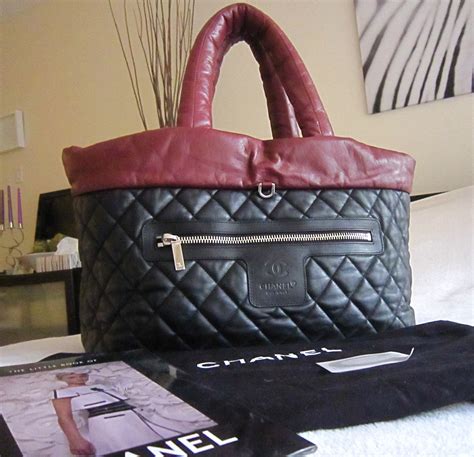 chanel coco cocoon tote price|coco chanel black purse.